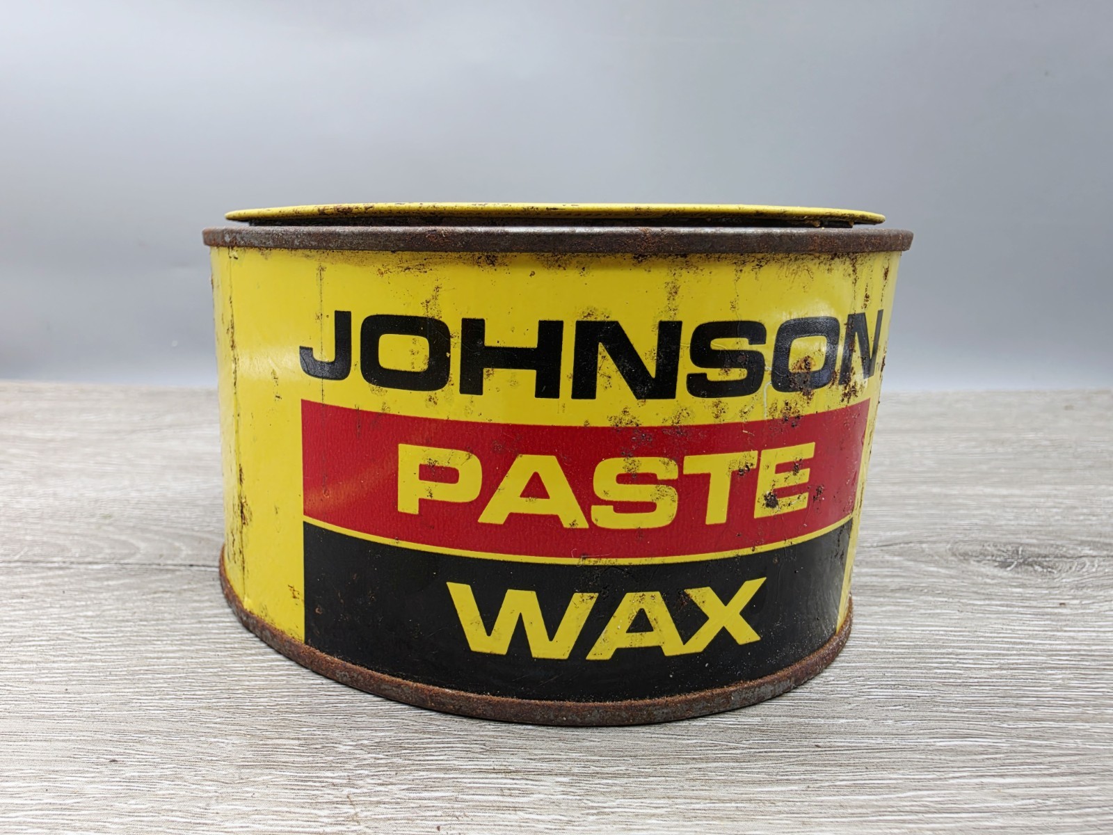 SC Johnson Paste Wax 16 oz Open Can Discontinued USA. 17.4 Oz Weight!!