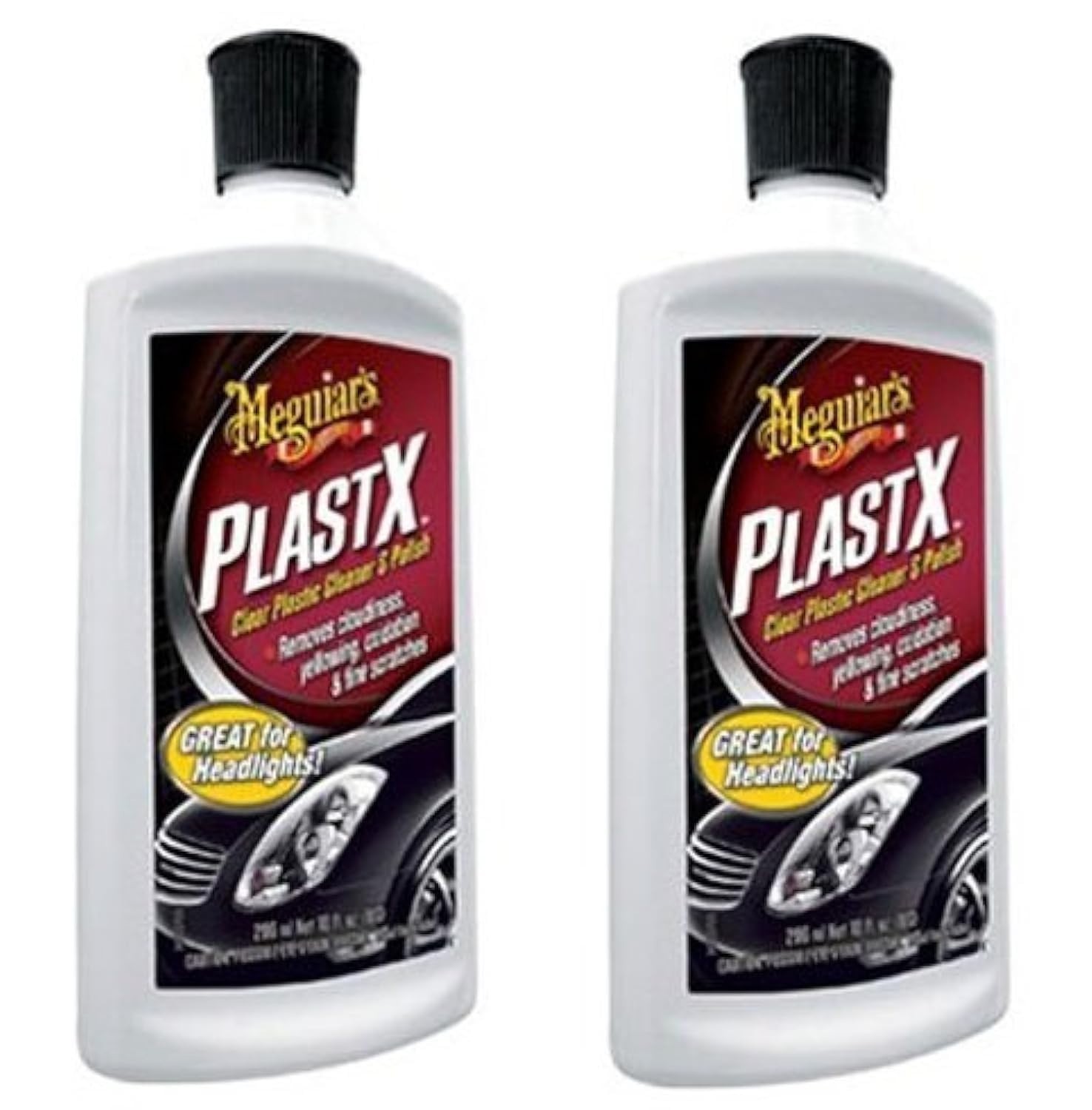 10-oz. Clear Plastic Cleaner & Polish – Perfect for Car Headlights & Windows