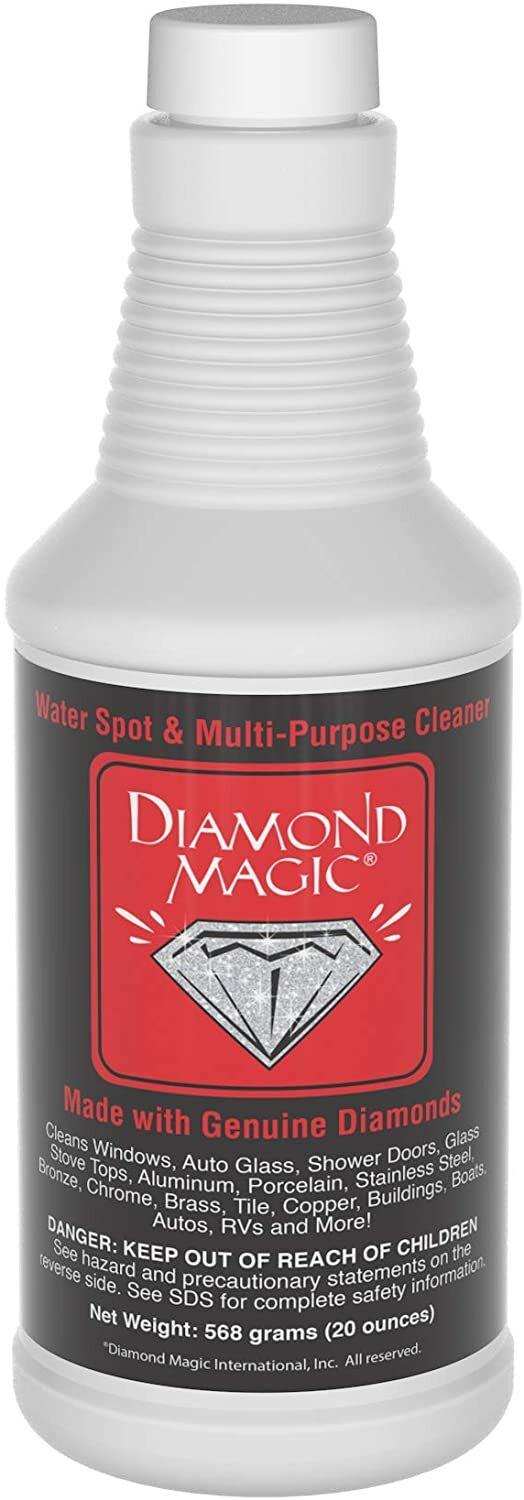 Diamond Magic Combo Pack – 20oz Diamond Magic & 4-pc. Drill Brush Set Hard Water
