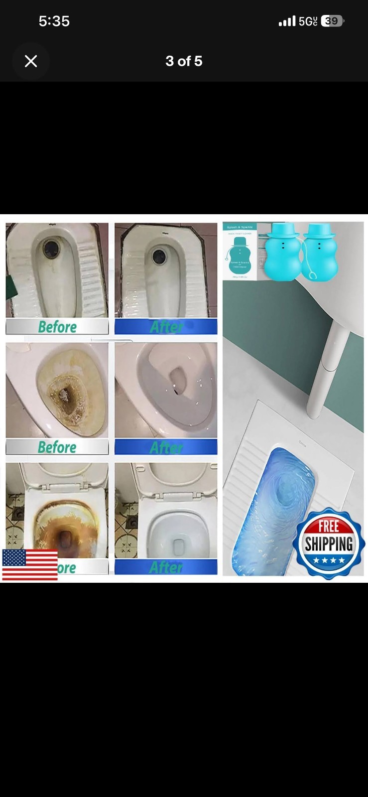 Splash And Sparkle Toilet Bowl Cleaner