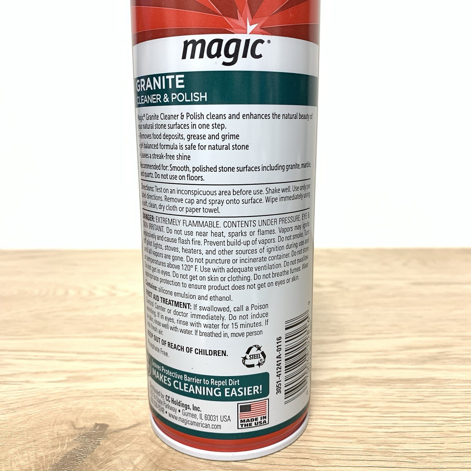 Magic Granite Cleaner & Polish Aerosol 17 oz Discontinued NEW