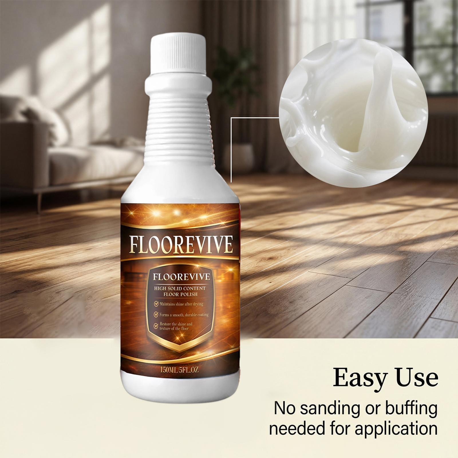 Floorevive Floor Restorer Floor Restorer/Polish -Revitalize And Shine Wood 150ml