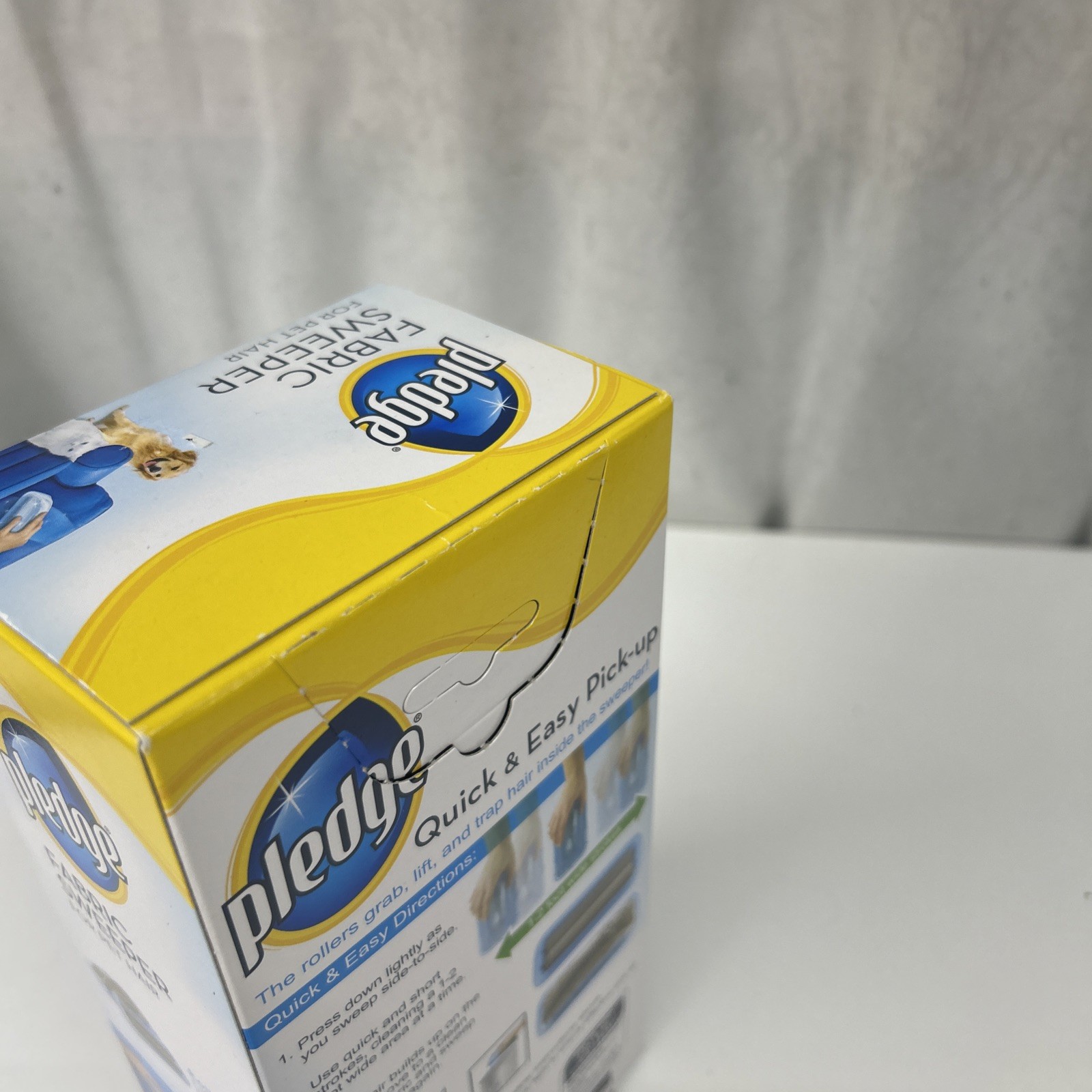 Pledge Fabric Sweeper for Pet Hair 1 Multi-Use Disposable SEALED