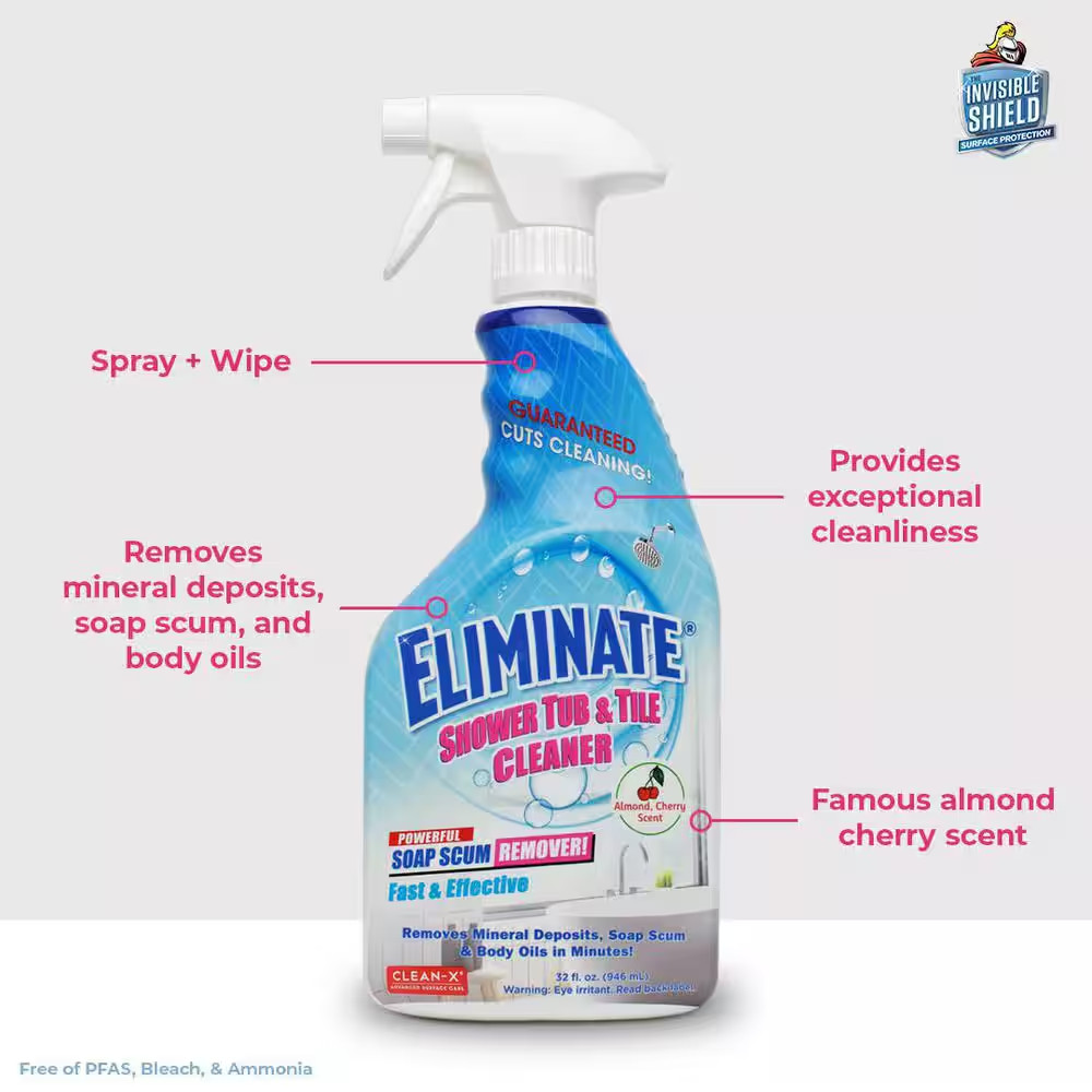 32 Oz. Eliminate Shower Tub and Tile Cleaner