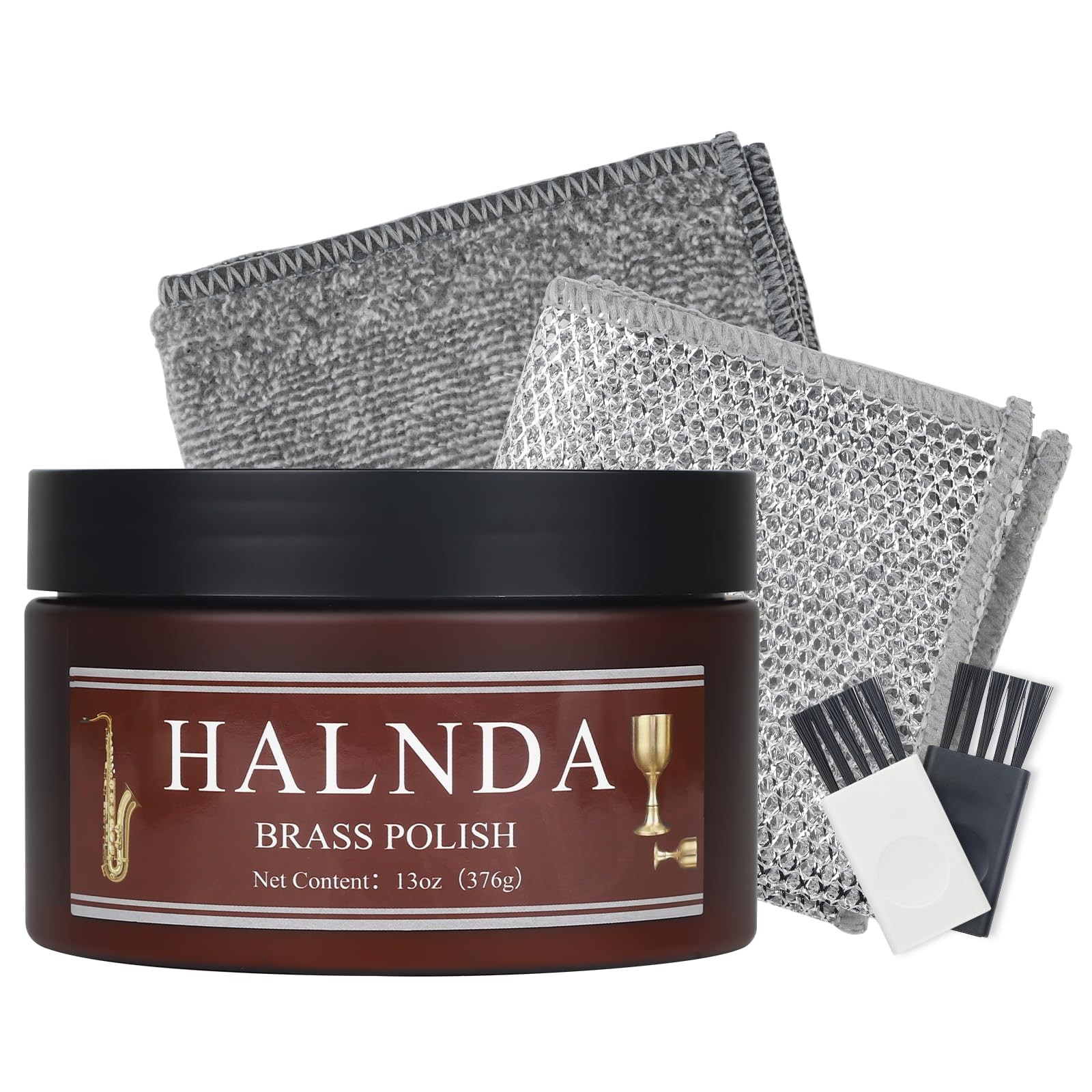 Brass Polish Copper Cleaner Cream:13oz Polishing Metal Tarnish Remover Cleani…