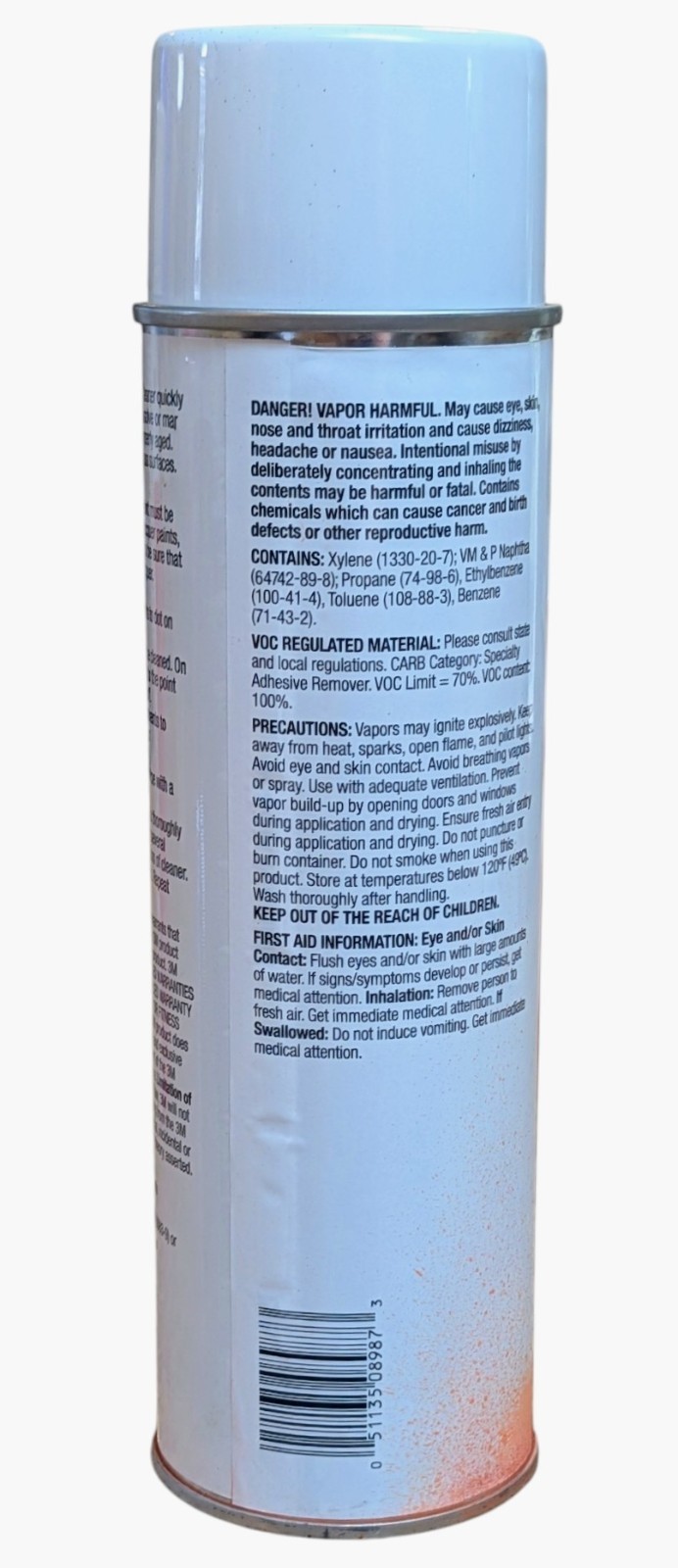 3M 08987 General Purpose Adhesive Cleaner, 15 oz Net Weight