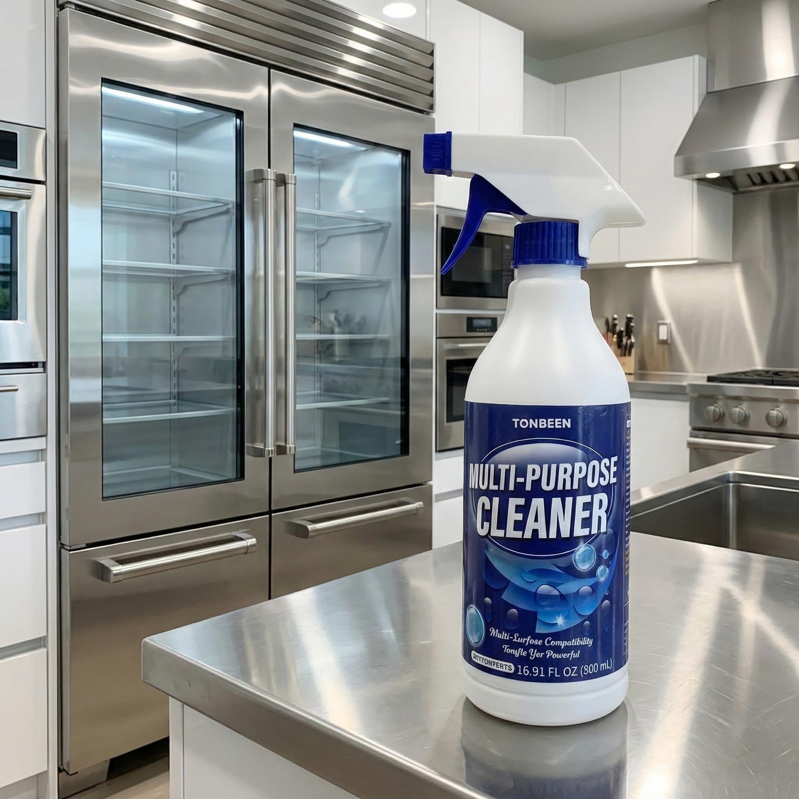 Refrigerator Cleaner Spray for Kitchen Appliances, Multi-Surface Cleaning Sol…