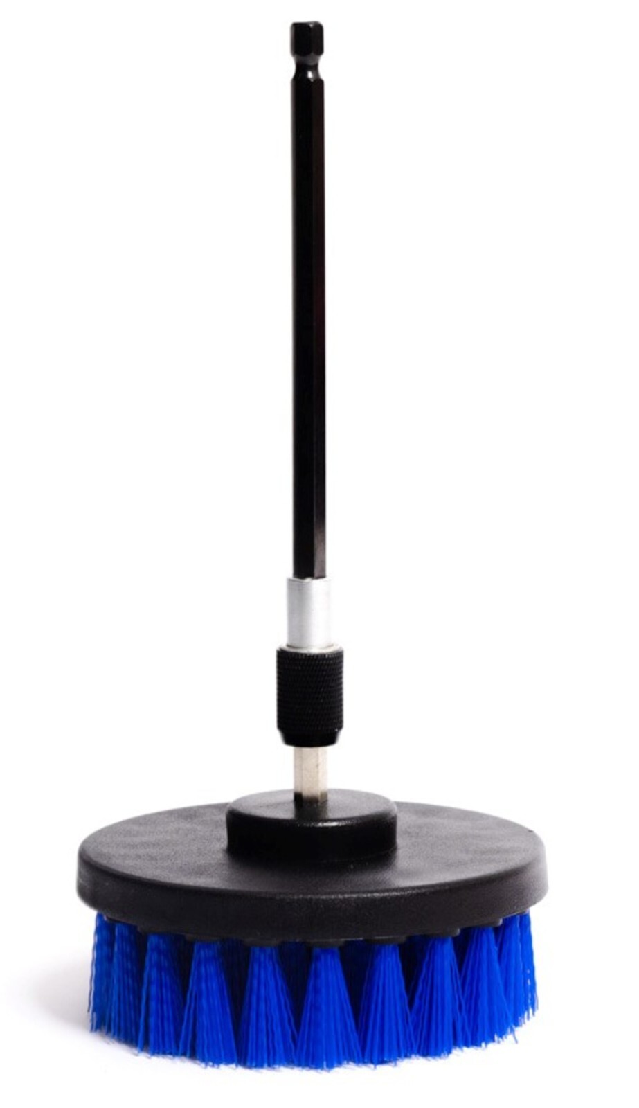 Diamond Shine 4 Inch Medium Drill Brush for Scrubbing and Cleaning w/ 6″ Ext