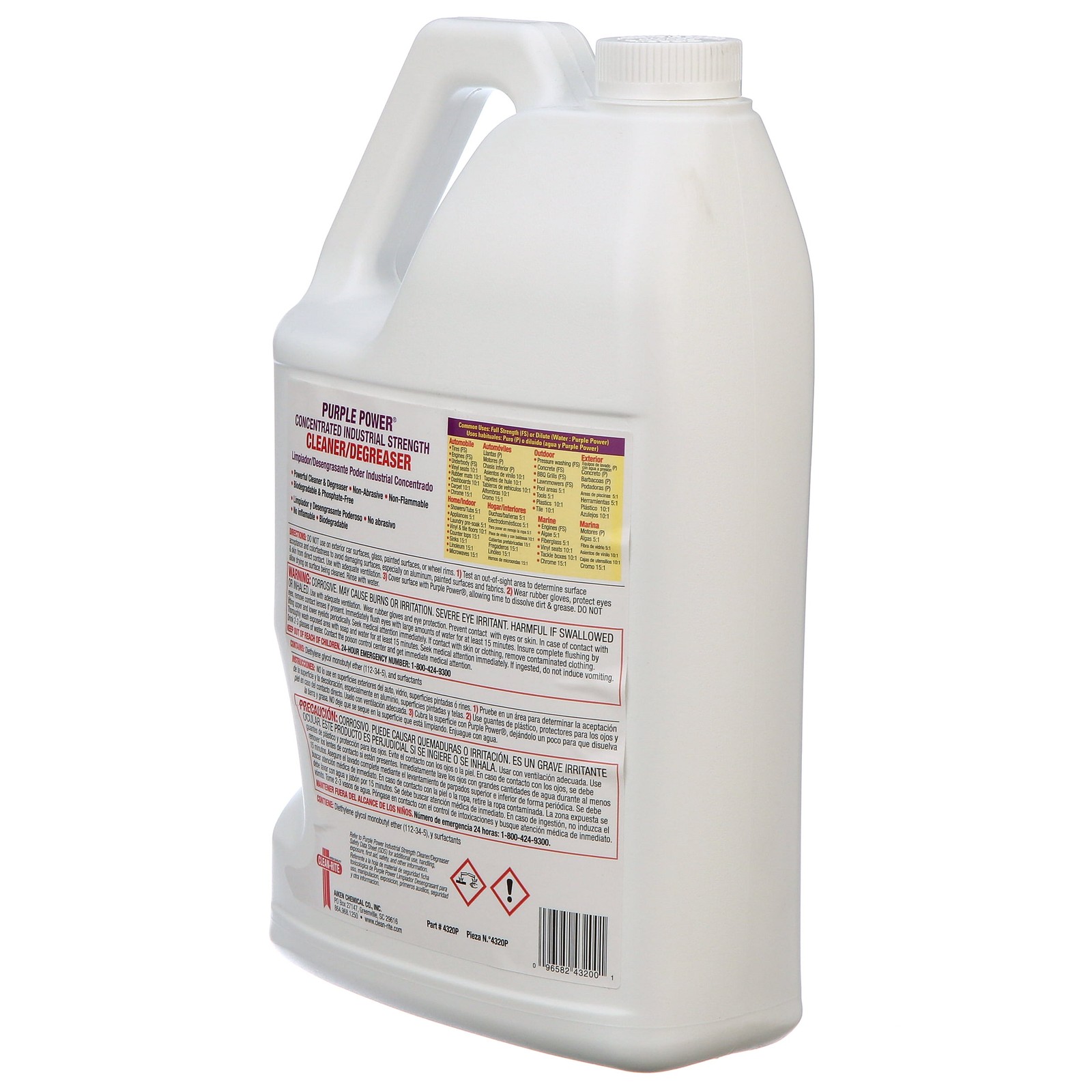 Degreaser Powerful Cleaner Multi-Use Solution Non-Flammable 1 Gallon
