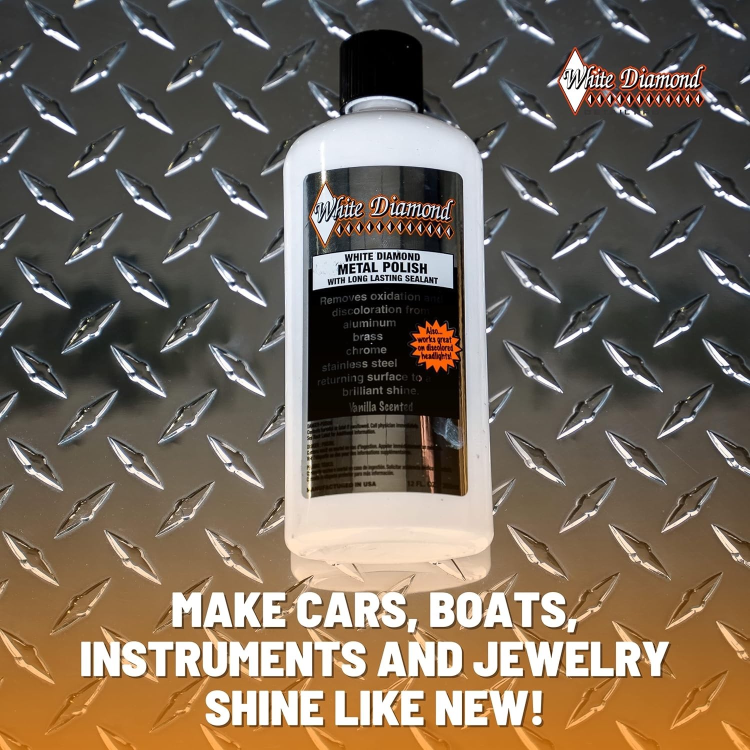 Multi-Surface Metal Polish with Long Lasting Seal – 12 oz for Brilliant Shine