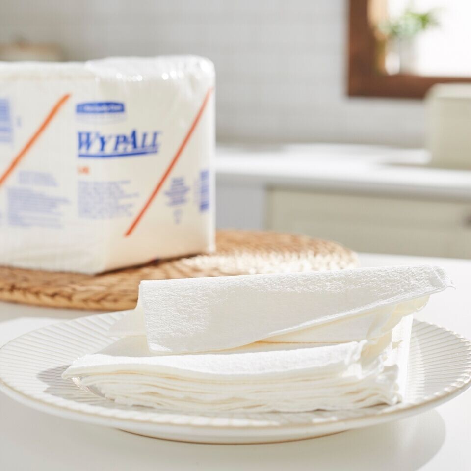 WypAll L40 Disposable Washcloth Task Wipes 12.5 X 13″ 05701 Case of 1008 Wipes