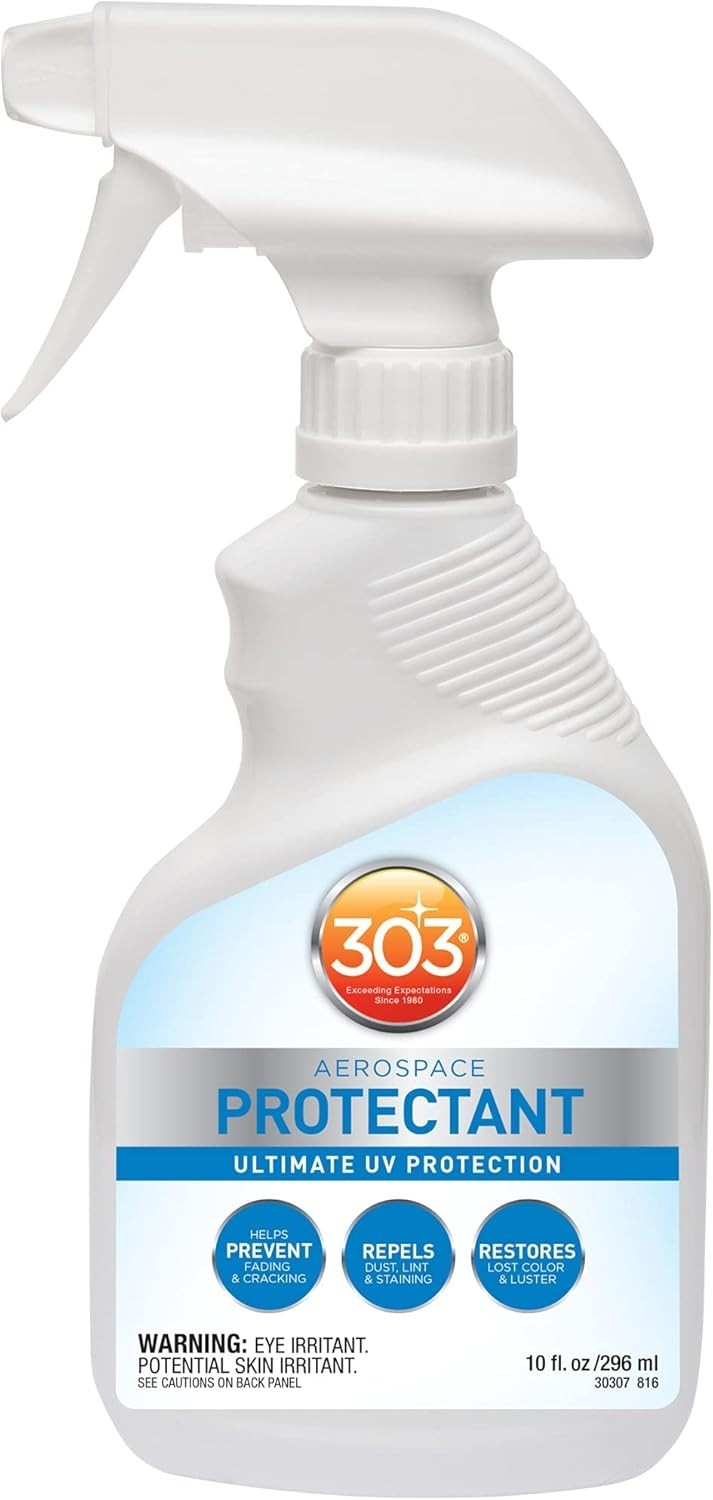 Aerospace Protectant Spray, UV Protection, Repels Dust, Dirt, & Staining, Matte