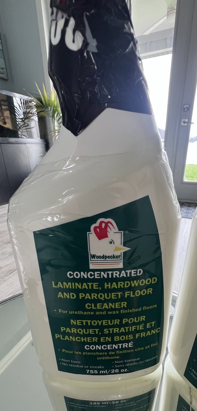 Woodpecker Concentrated Hardwood Floor Cleaner 2 Pack 26oz Laminate Parquet New