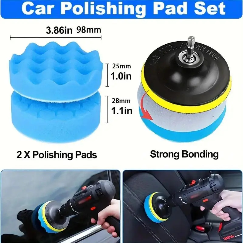 12Pcs, Drill Brush Attachment Set, Power Cleaning Scrub Brush and Scrub Sponge,