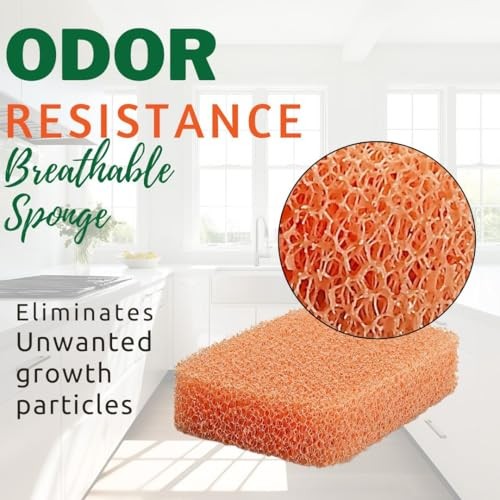 Peachy Clean Silicone Scrubber (Qty 3) – Kitchen and Dish Scrubber (Peach