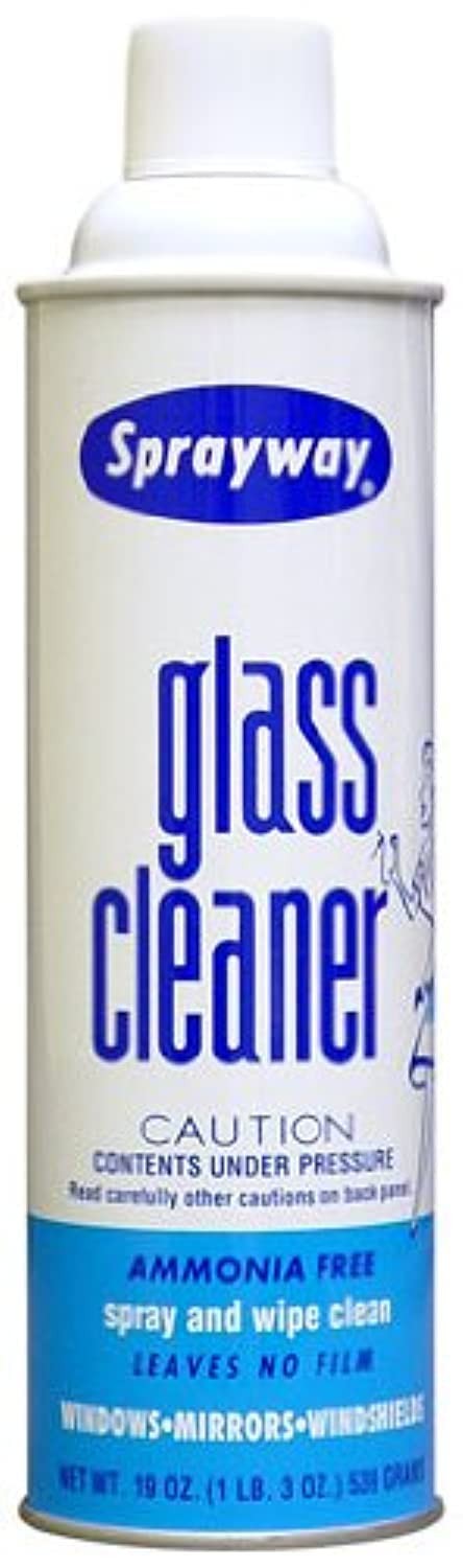 Sprayway Glass Cleaner 19 Ounce Streakless Shine Ideal For Windows And Mirrors