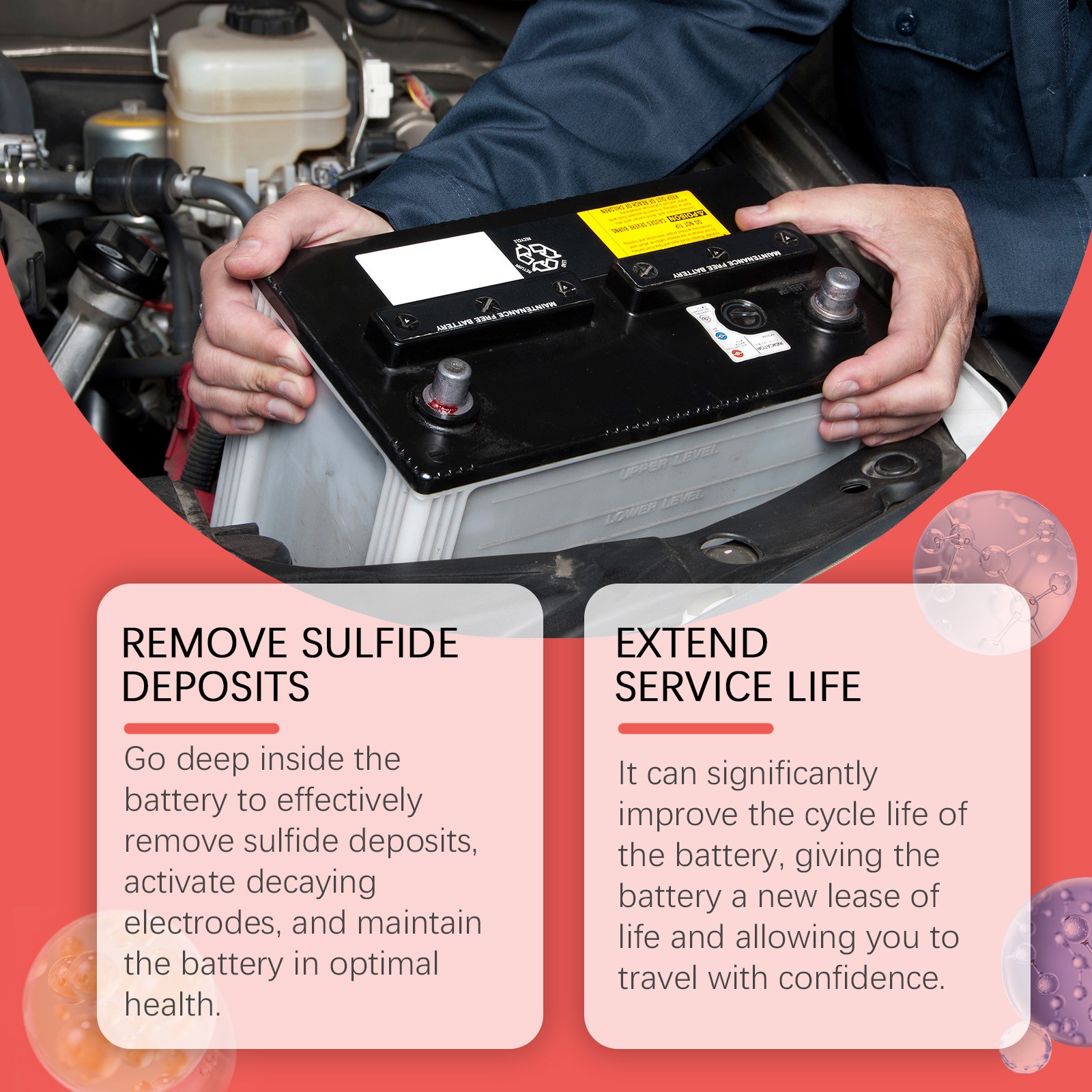 EV Battery Repair Fluid Electric Car Maintenance Performance Booster Cleaner