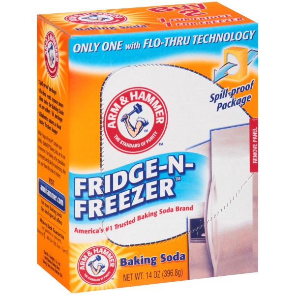 Arm & Hammer Fridge-N-Freezer Baking Soda, 14 Oz. – Pack of 2