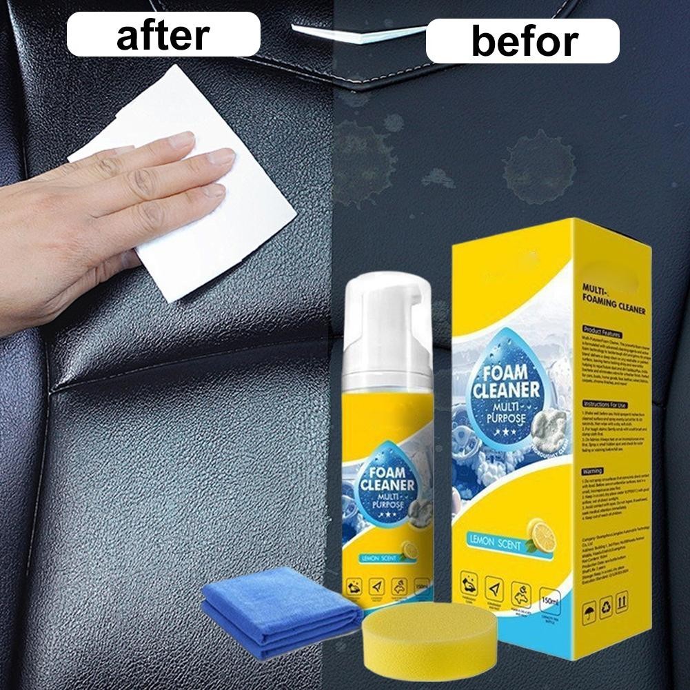 4-in-1 Multi-Enzyme Foam Cleaner, Deep Cleaning Spray for Car Kitchen Bathroom
