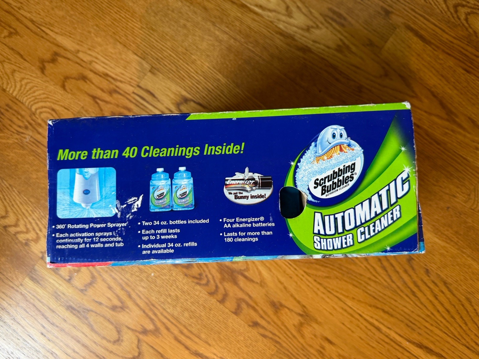 Scrubbing Bubbles Automatic Shower Cleaner New Starter Kit W 2 Bottles SEALED