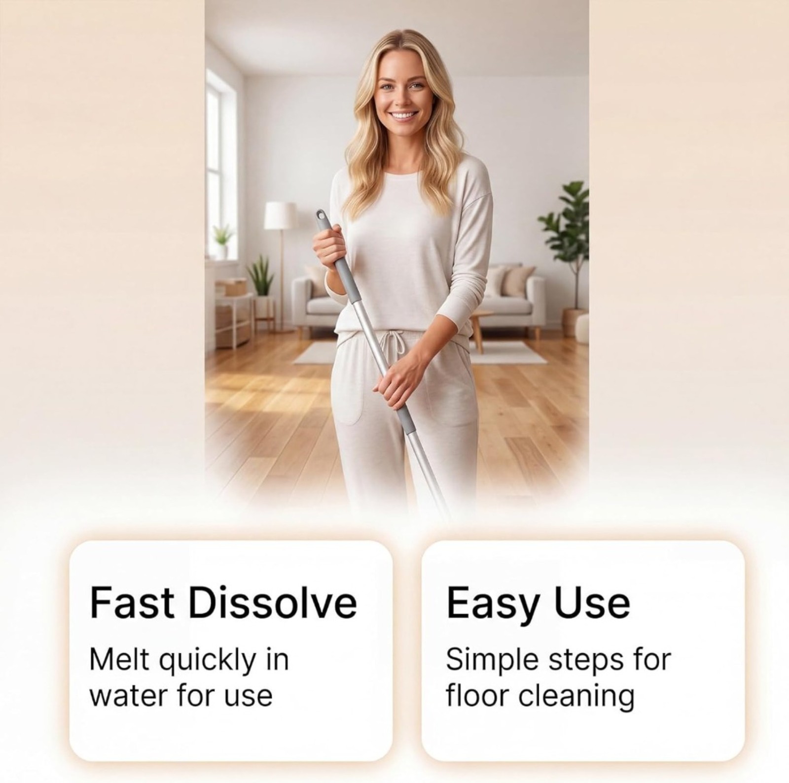 Multiple Effect The Floor Clean, Floor Cleaning Tablets Multi-Surface Cleaner