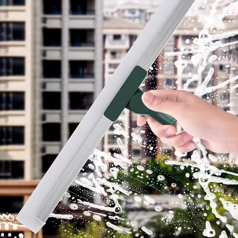 Cleaning Brush Long Handle Telescopic Magic Broom Silicone Floor Wiper Squeegee