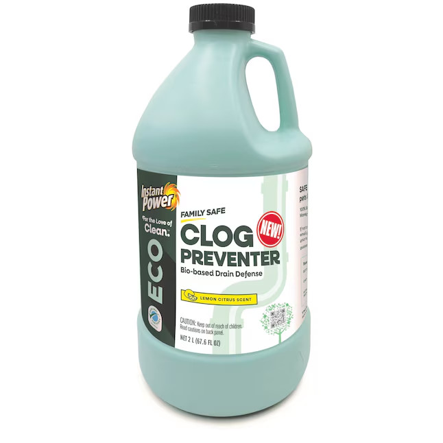 Instant Power ECO Clog Preventer 67.6 Ounce(s) Drain Cleaner Pour bottle
