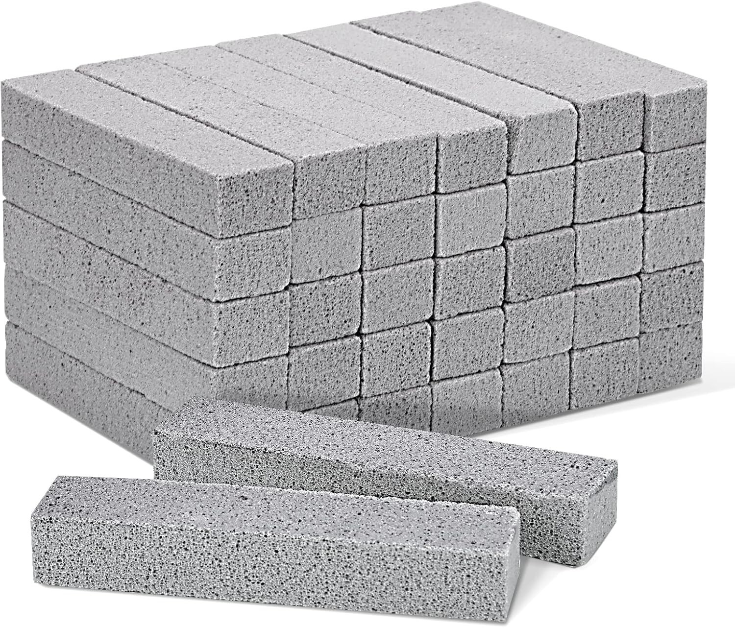 Hongway 36 Pack Pumice Stones for Toilet Cleaning Bowl Stick,Pumice Scouring Pad