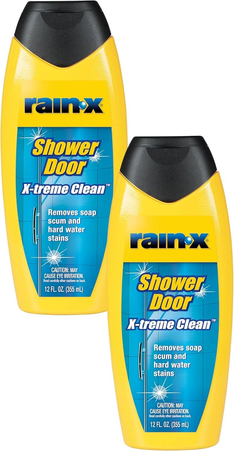 Rain-X 12 Oz Shower Door Cleaner (Pack of 2) – Tough on Stains, Gentle on Glass