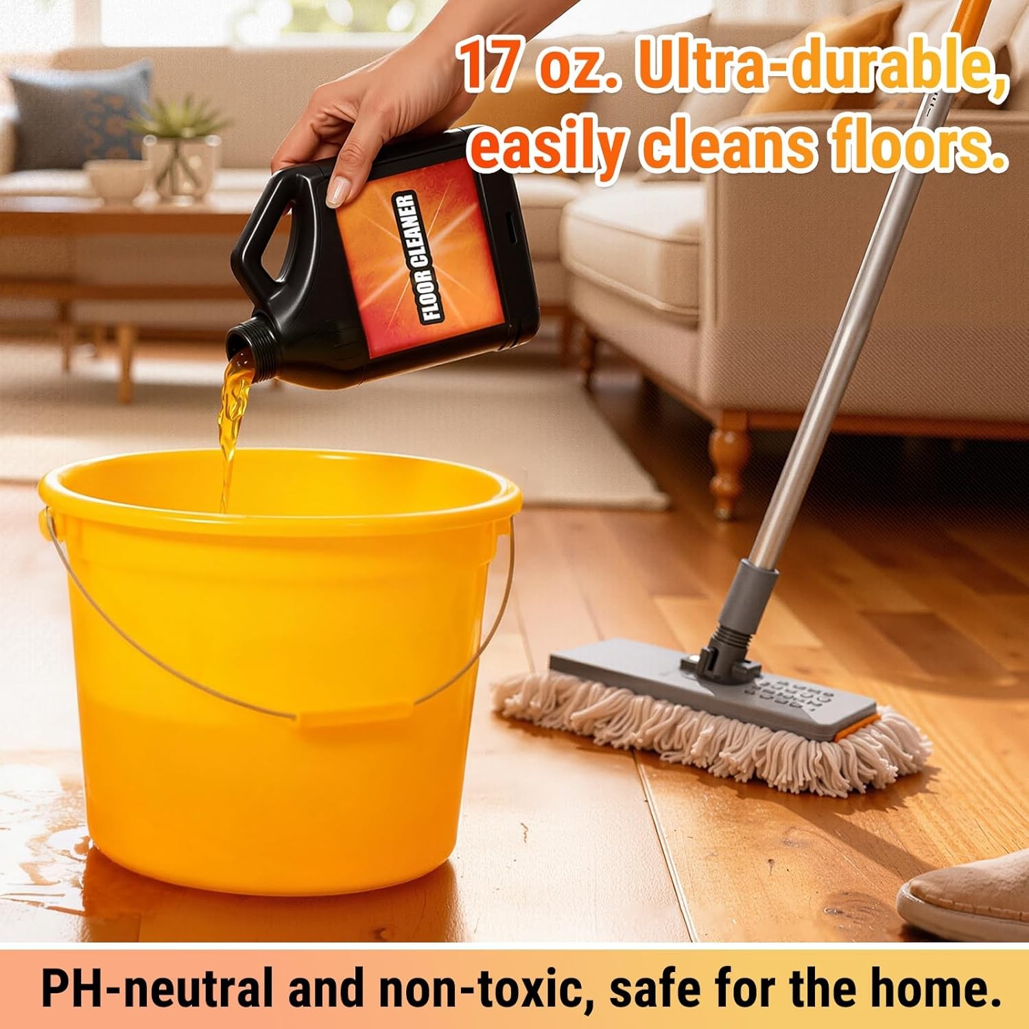 Tile Cleaner Heavy Duty Solubrilho Floor Cleaner Multi-Surface Powerful