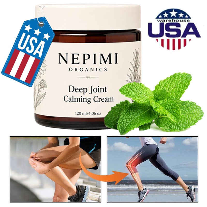 3X Nepimi Deep Joint Calming Cream, Moisturizing Massage Topical Body Cream ~US