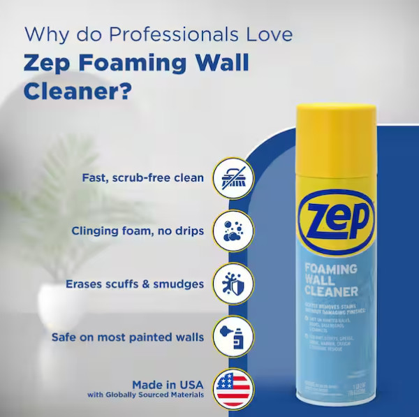 Zep Foaming Wall Cleaner 18 -fl oz Non-Scented Foam All-Purpose Cleaner