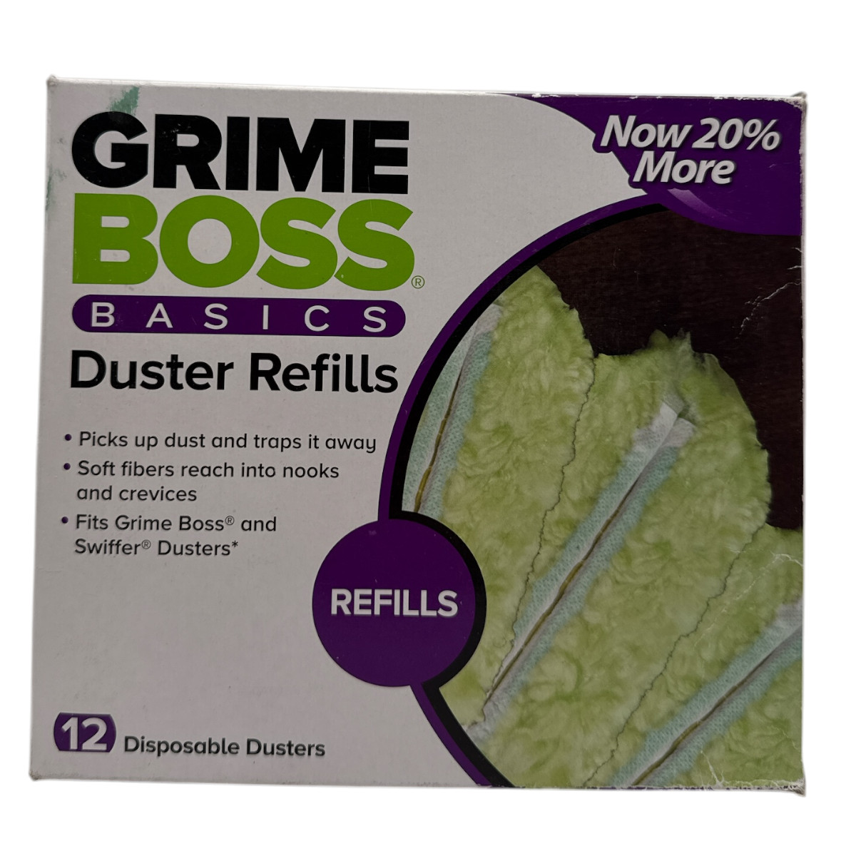 10 Pieces Duster Refills Disposable Compatible For Swiffer Grime Boss – Open Box