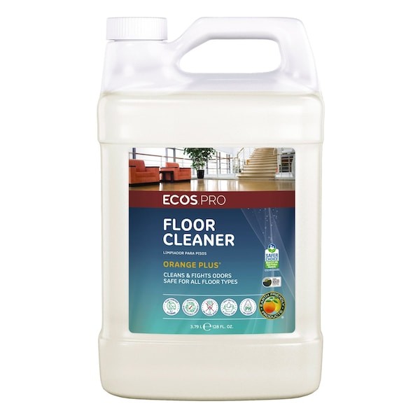 Ecos Pro Pl9295/04 Floor Cleaner,Orange,Liquid,Pk4