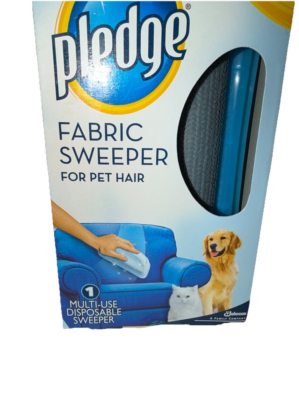 Pledge Fabric Sweeper Pet Hair Multi Use Quick Easy Disposable New Discontinued