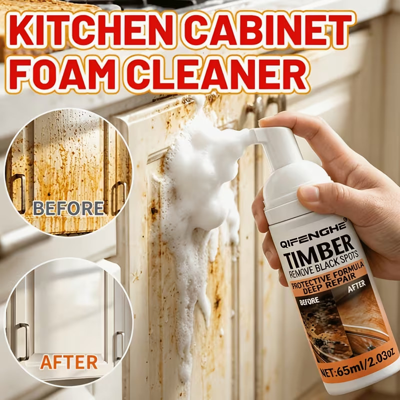 Wood Black Spot Remover Foam Cleaner 65ml for Kitchen Cabinets & Wooden Furnitur