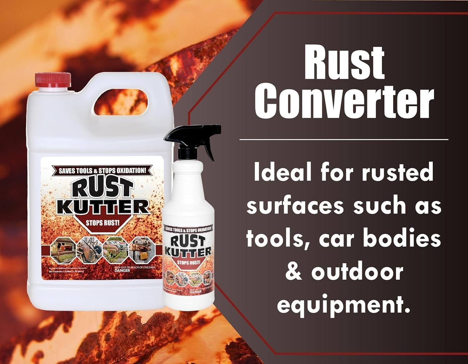 Rust Converter Spray 32 Fl Oz Rust Remover Metal Surface Prep for Painting