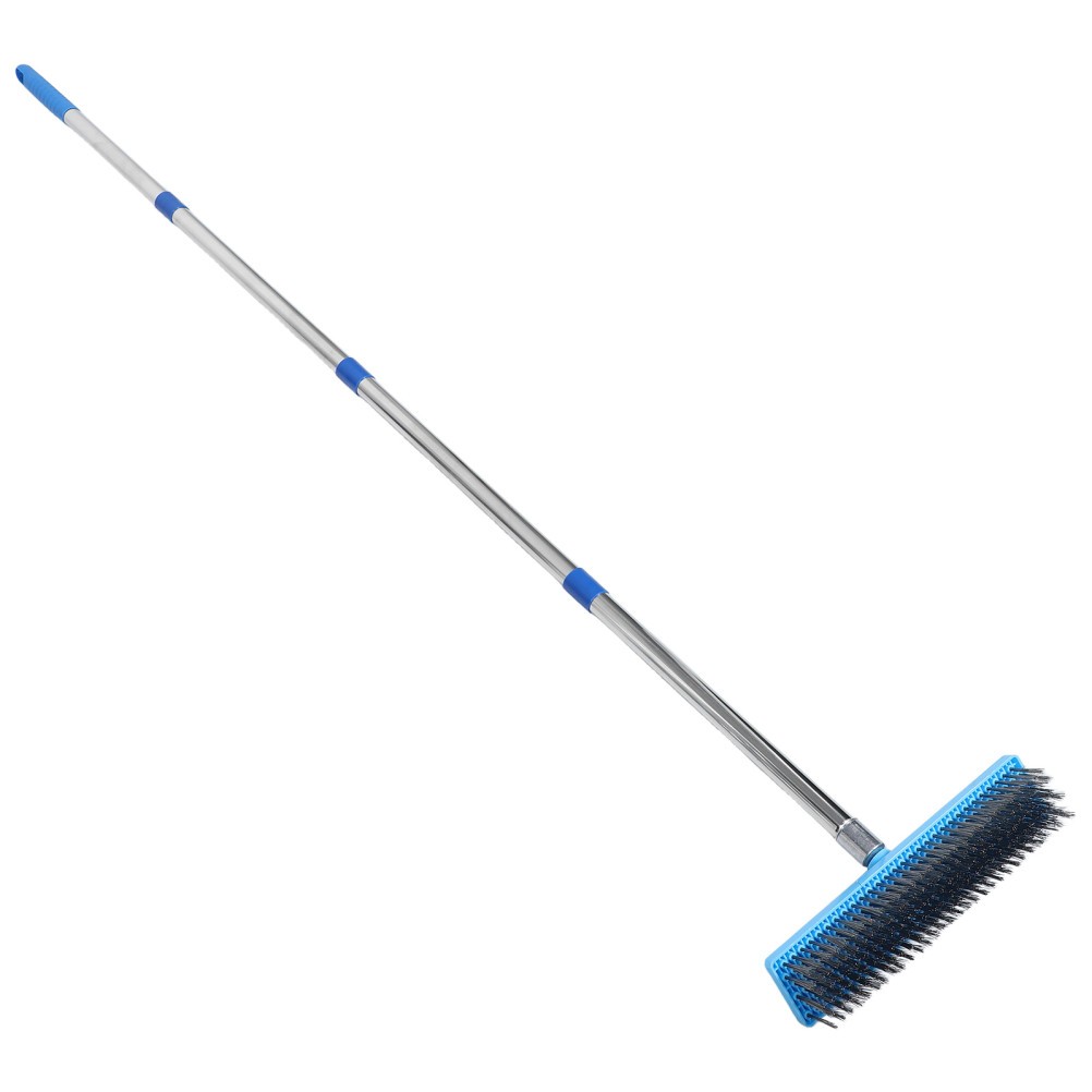 Floor Scrubbing Cleaning Brush Tile Scrubber with Handle Bathroom for Shower