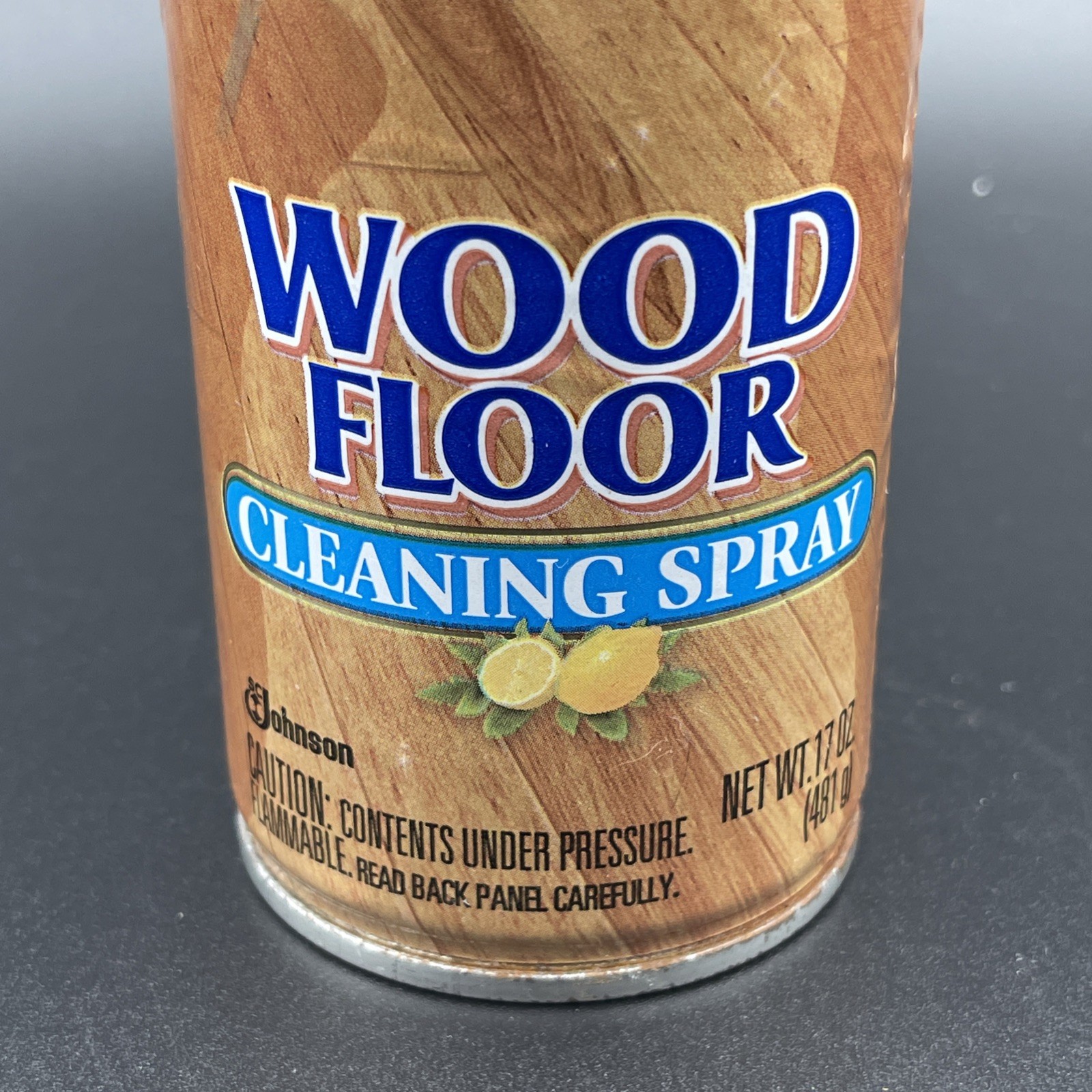VINTAGE 1998 Pledge 17 oz. Wood Floor Cleaning Spray DISCONTINUED ~Half Full