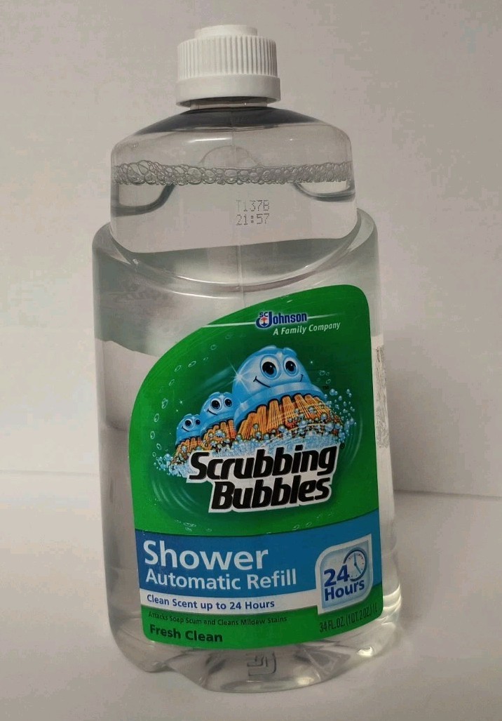 Scrubbing Bubbles Automatic Shower Cleaner Refill Original 34oz Bottle BRAND NEW