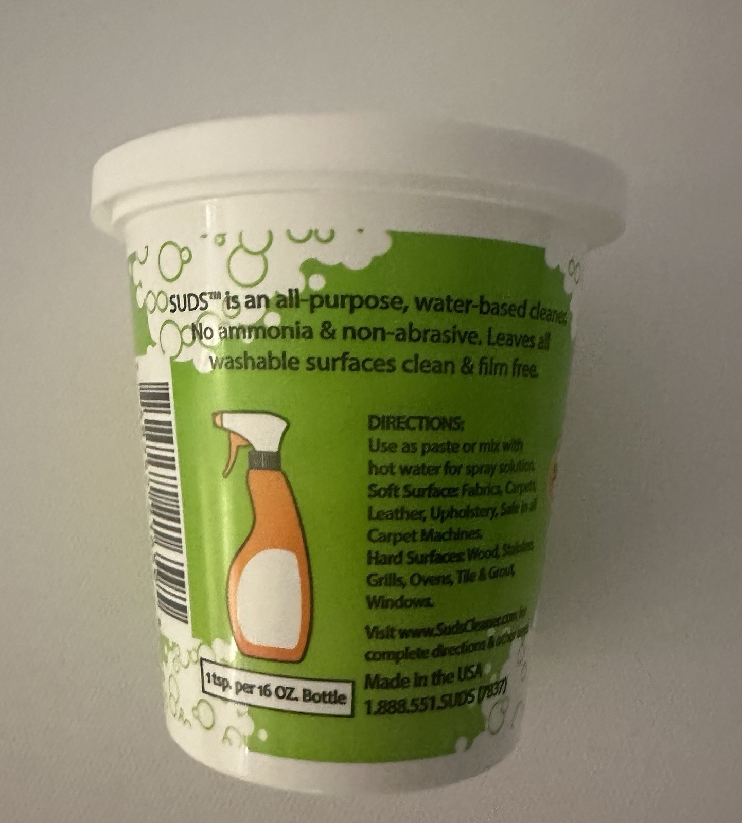 Suds All Purpose Cleaner Non Toxic 8oz x 3 Pack
