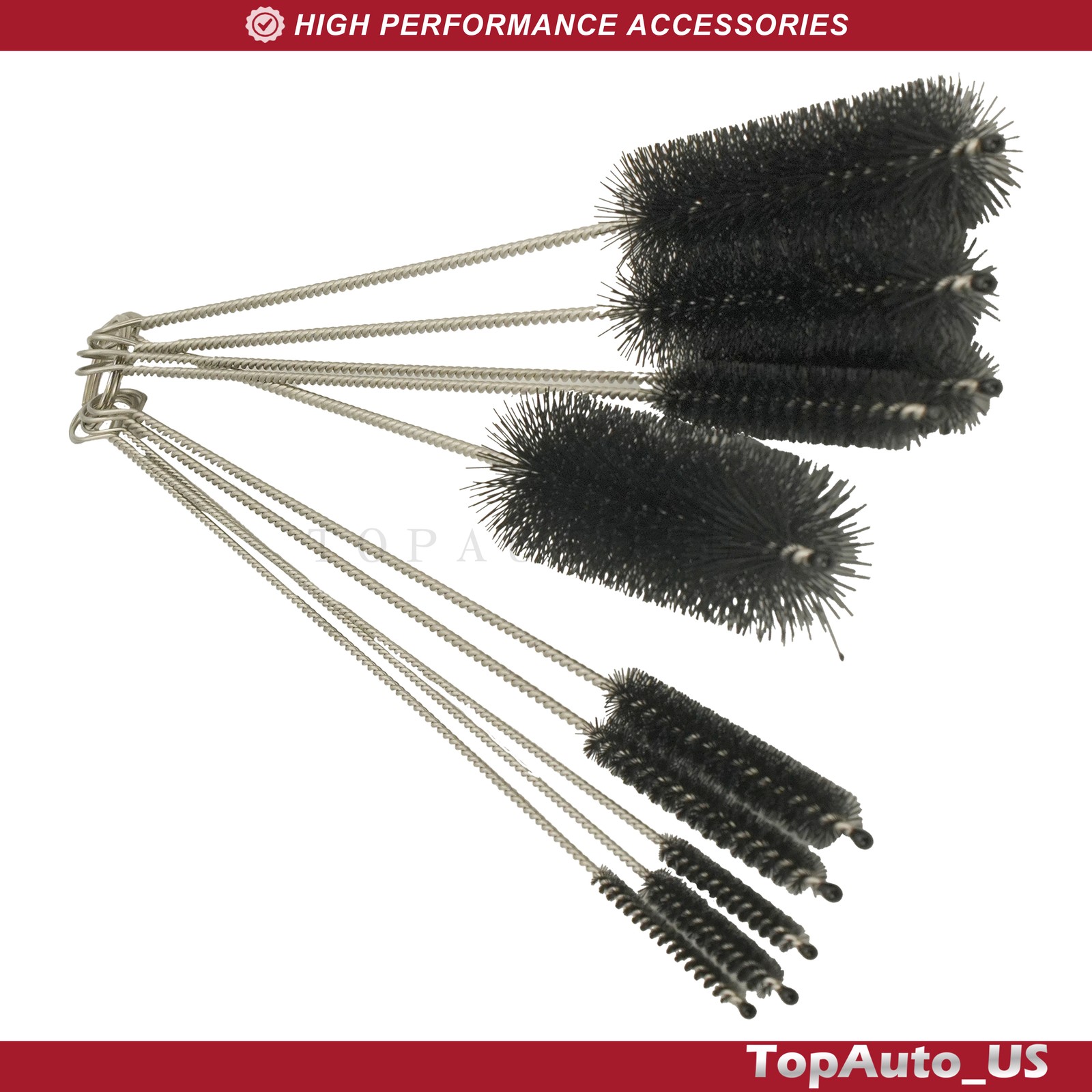 Fit Kitchen Nylon Cleaning Straw Brush Set 10PCS Bottle Tube Pipe Cleaner