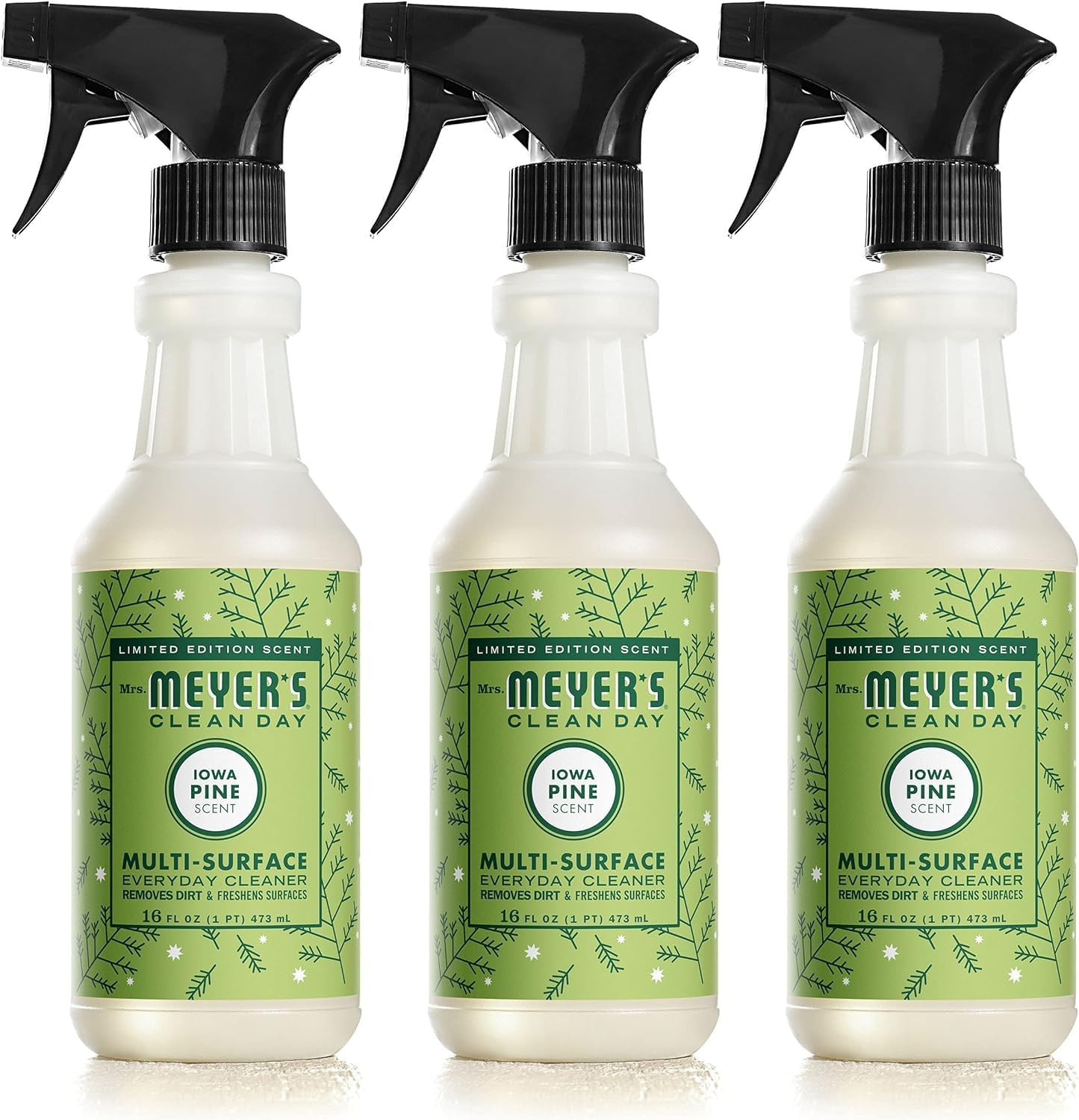 MRS. MEYER’S CLEAN DAY Multi-Surface Cleaner Spray, 16 Oz Pack of 3
