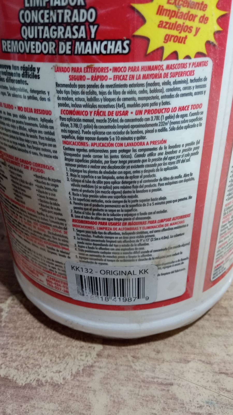 Krud Kutter Concentrated Cleaner Degreaser Stain Remover Bonus Pack 1 Gallon +