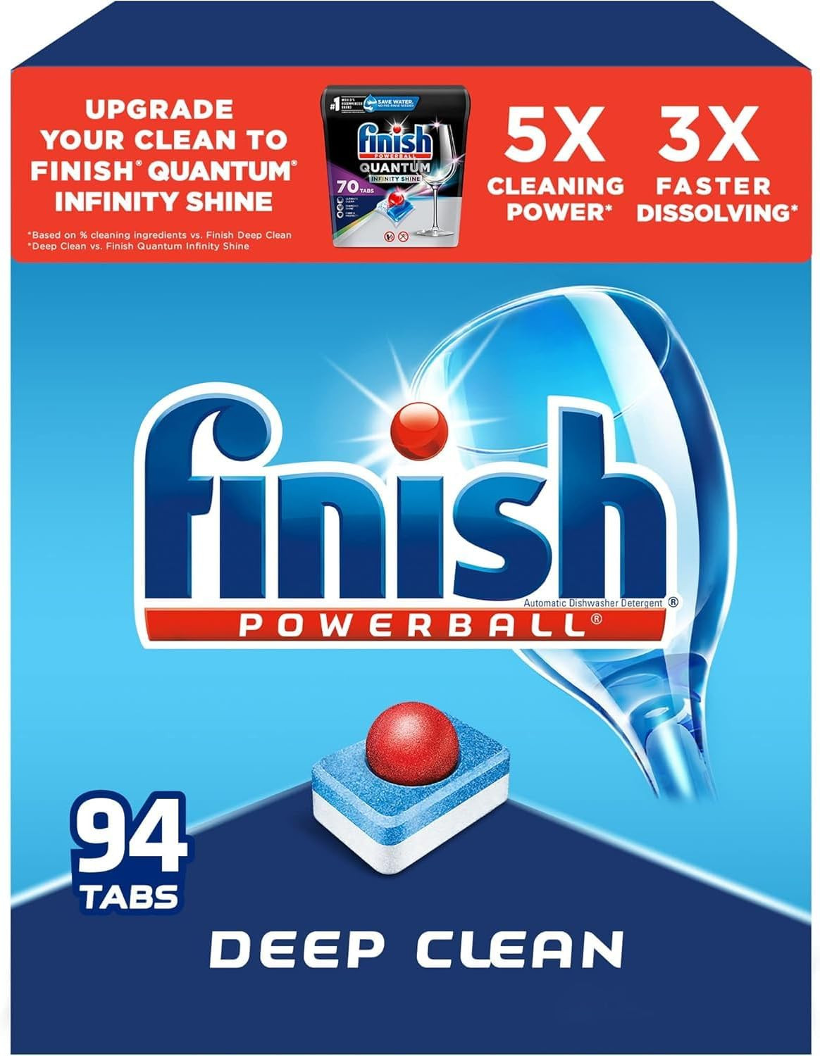– All in 1 – Dishwasher Detergent – Powerball – Dishwashing Tablets – Dish Tabs
