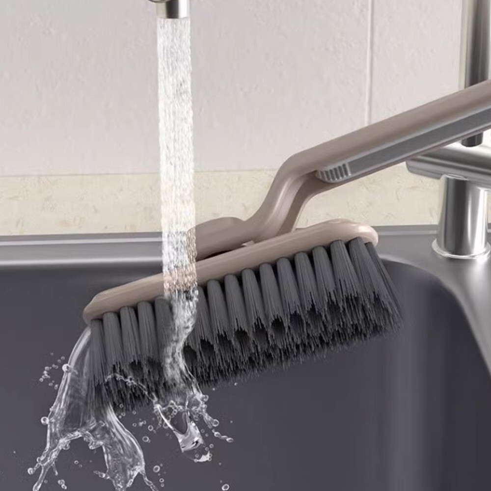3PCS Practical Brush Rotating Crevice Cleaning Brush Hand-held Rotating Brush