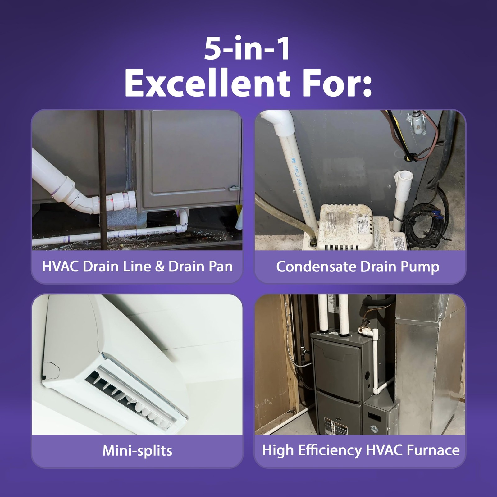 ® Extreme A/Drain Line Cleaner – Fast-Acting, Long-Lasting HVAC System Soluti…