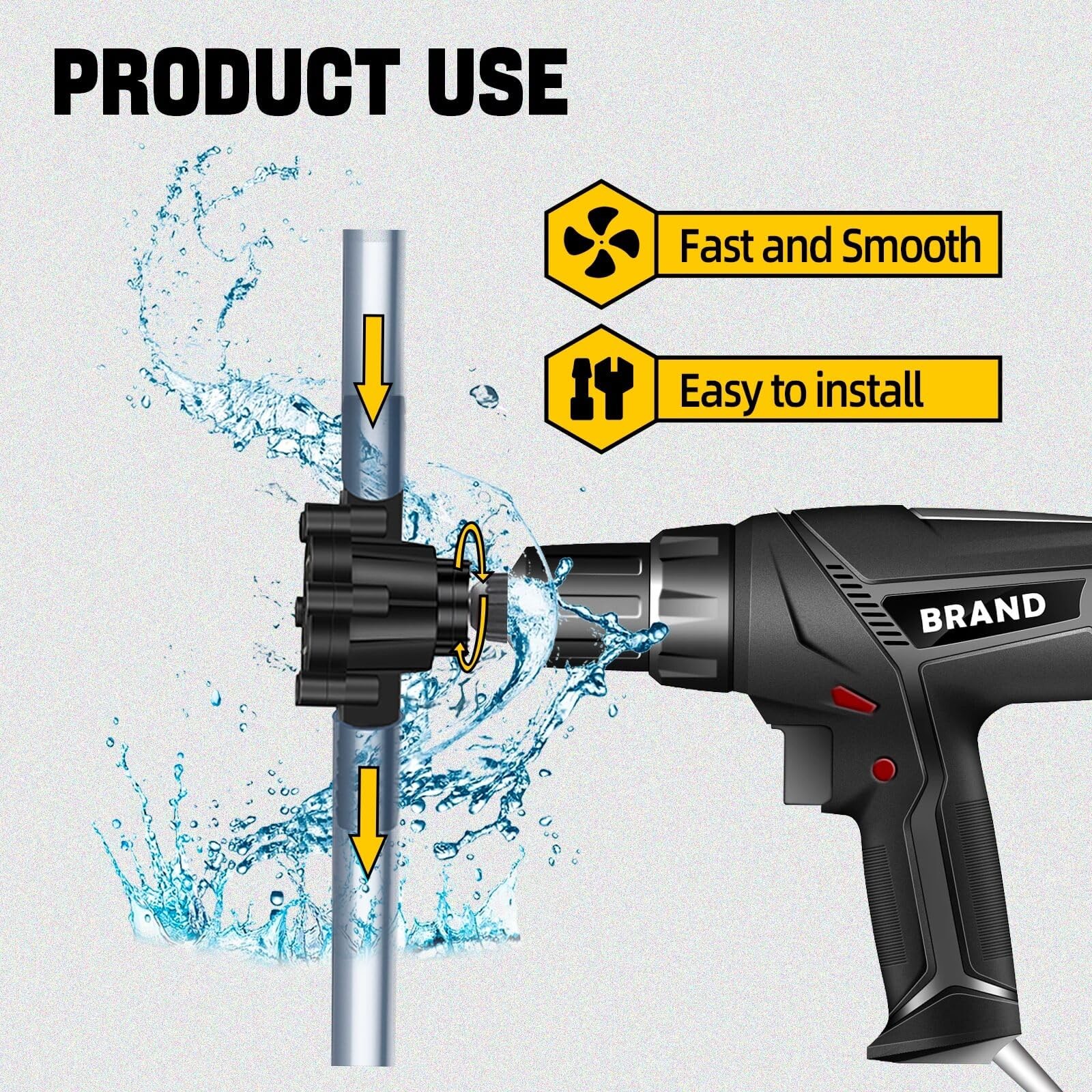 Portable Electric Drill Pump for Water and Liquid Transfer – Self-Priming Hand
