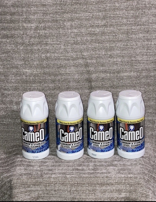 Cameo Aluminum Stainless Steel Cleaner Original Formula Discontinued 4 Pack 10oz