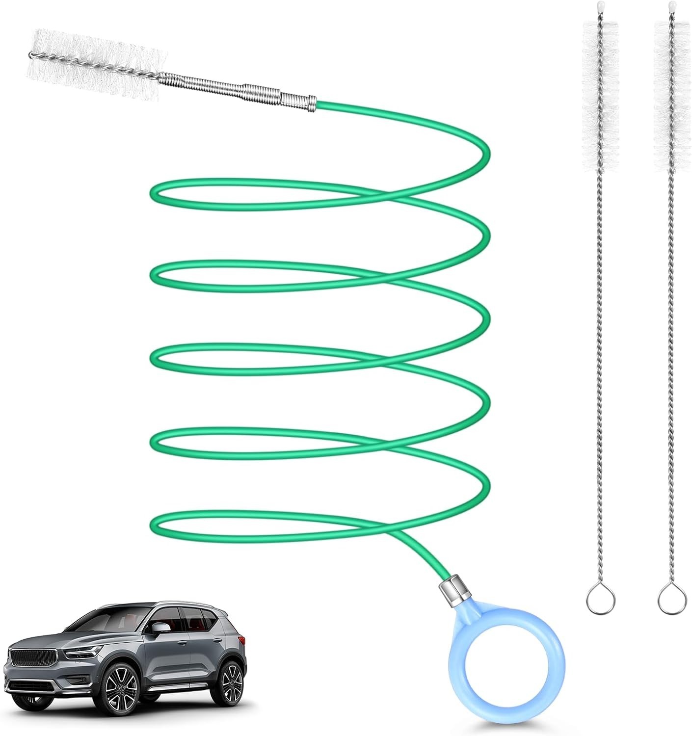 Auto Sunroof Drain Cleaning Tool with Flexible Pipe Brush Fast Free Shipping